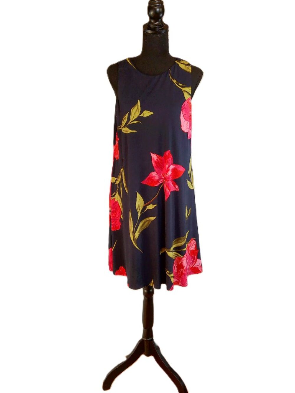 Vintage Anne Klein Floral Shift Dress